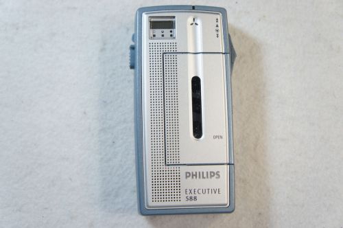 Philips Pocket EXECUTIVE 588 Portable Mini Cassette Recorder