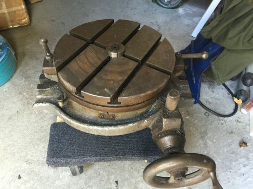 USA MADE 12&#034; HERTER ROTARY TABLE MILL MILLING