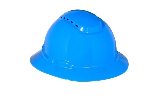 3m full brim hard hat h-803v 4-point ratchet suspension vented blue for sale