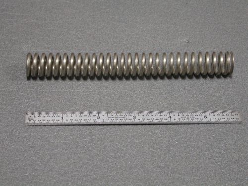 SPRING, STAINLESS STEEL, 6 in long by 3/4&#034; DIA.  100 lbs. Compression