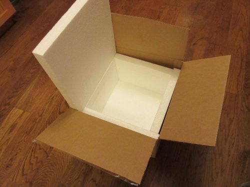 11.5  by 15  by 16 Styrofoam Cooler in Shipping Box
