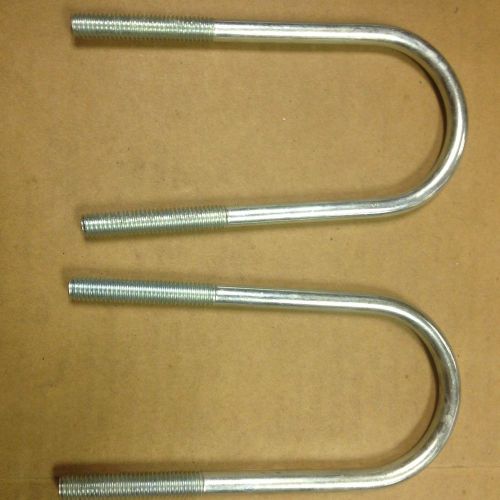 Ezgo 13716g2 rear axle ubolts u bolts 3/8-16 thread 6 inch galvanized steel for sale