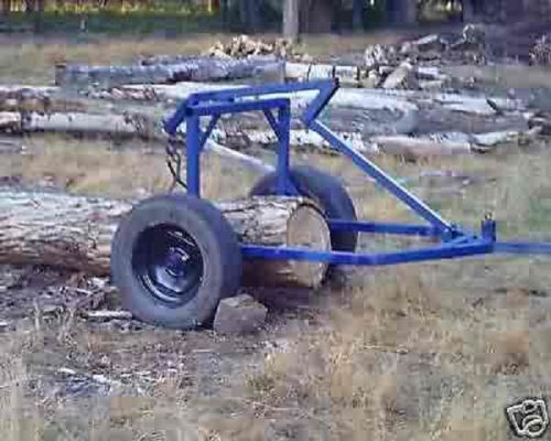 Plans for a log arch/skidding cart for ATV, 4 wheeler, small tractor