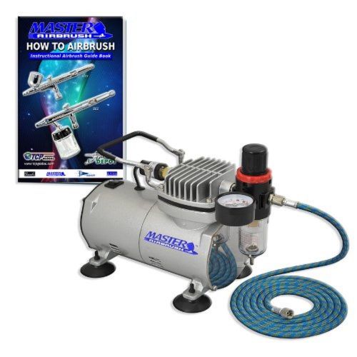 NEW NEW Quiet 1/5 hp MASTER AIRBRUSH TANK COMPRESSOR- FREEAIR HOSE and Now aFREE