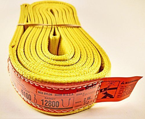 DD Sling. Multiple Sizes in Listing! Made in USA 2&#034; x 16, 2 Ply, Nylon Lifting &amp;