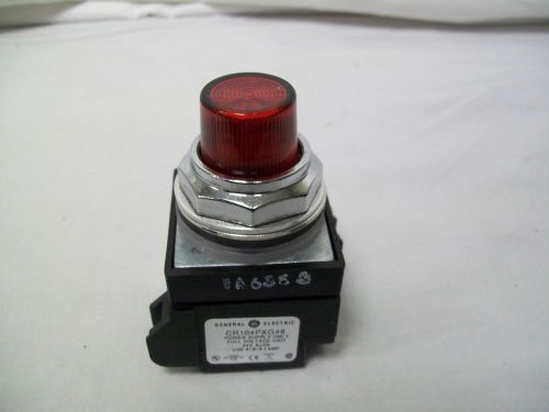 GE CR104PBL00R1S8 Illum Pushbutton Full Voltage Red Lens 24 V AC/DC