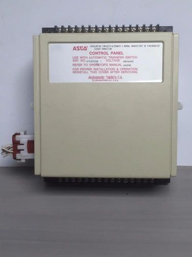 Asco control panel 480v group 7 459669-003 459667-005 asco-69c3 transfer switch for sale