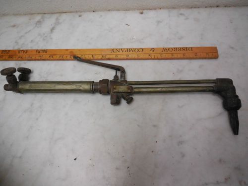 Vintage Large Big Heavy SMITH OXY ACETYLENE CUTTING TORCH &amp; TIP