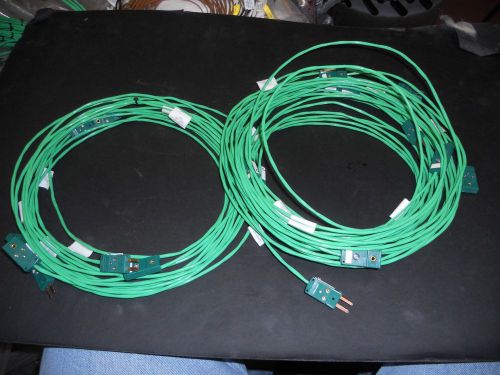 25 X  , Omega Type R/S Thermocouple Extension Wire With Connectors