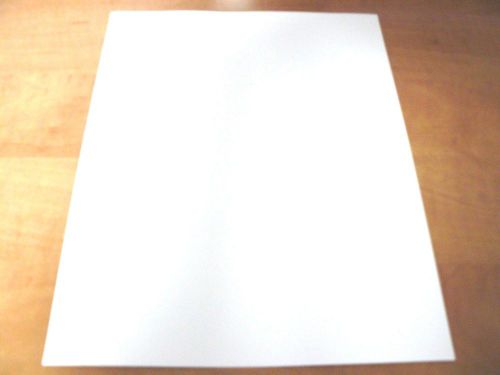Linen Report Cover, Square Corner, White Glossy, 11&#034; x 8.5&#034;, 100ct