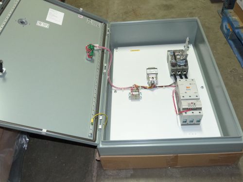 BBI Pump Control Panel Size 4 50HP@240V TTD, CB,HOA,STRT,CPT N4/12 2-yr Warr