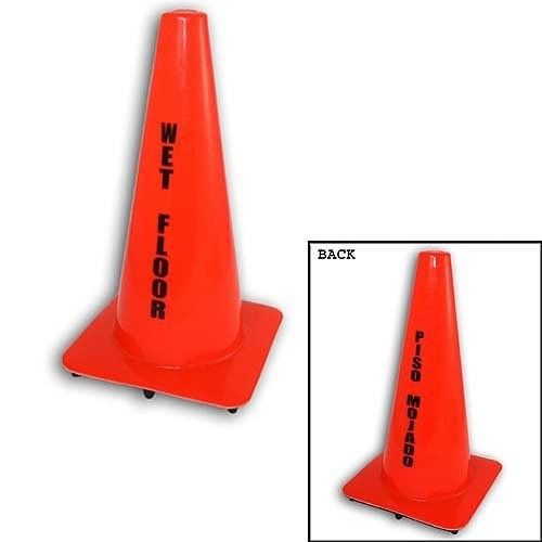 Continental #125 SP/ENG Bi-lingual safety cone