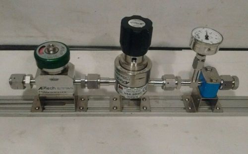 ApTech pressure regulator with valve, psi meter, and hardware