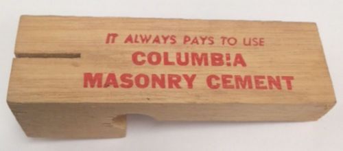 Columbia Masonry Cement Mason&#039;s line block (single)
