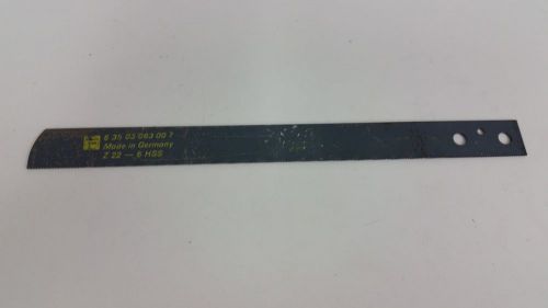 FEIN Reciprocating Saw Blade 6-35-03-063-00-7 Z 22- 6 HSS  Made In Germany