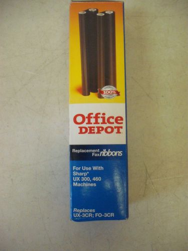 Office Depot Replacement Fax Ribbons for Sharp UX300, 460 Fax Machines