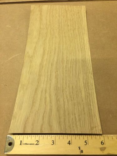White oak wood veneer 5&#034; x 12&#034; on paper backer &#034;a&#034; grade quality 1/40th&#034; thick for sale