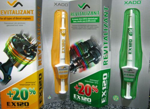 XADO EX120 SET 1 syringe for diesel+1for Manual Gearbox,Direct Shift &amp;Different