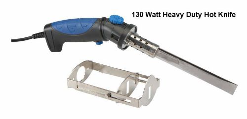 130 watt heavy duty hot knife / blade cut shave trim plastic foam nylon rope wax for sale