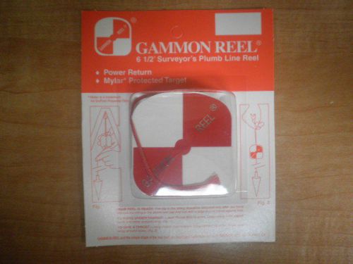 GAMMON REEL- Hi-Viz--White / Red- 6 1/2&#039;--New in Box