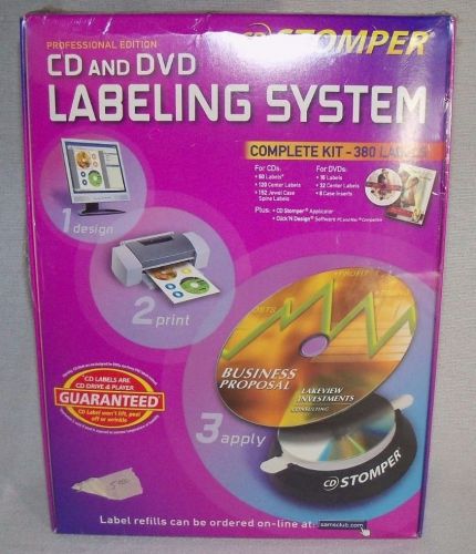 CD Stomper Professional Edition CD and DVD Labeling System