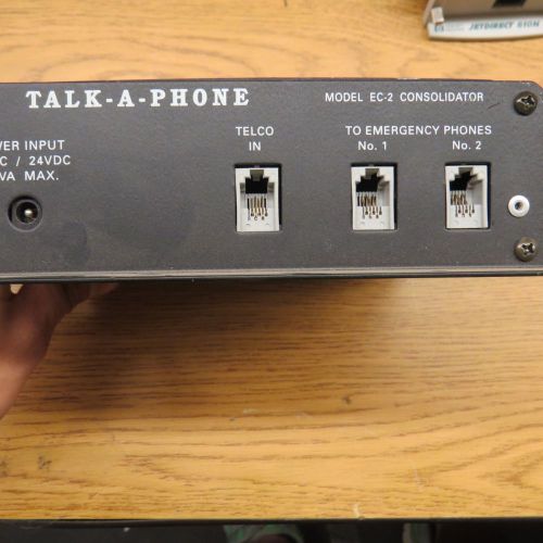Talk A Phone EC2 2 Channel Consolidator No Power supply or cables