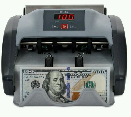 Money Counter Machine Bill Feeder Banknote Counterfeit Detection Automatic Start