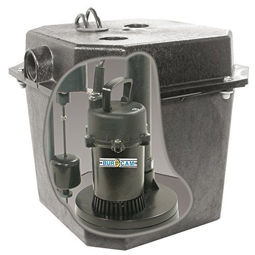 Burcam 12&#034; sink pump system 1/4 hp 115v 60hhz 300319b for sale