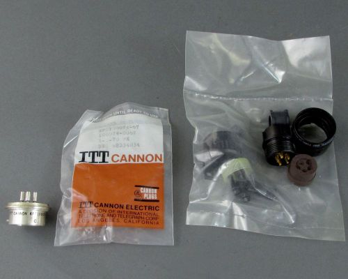 ITT Cannon KPT100074-67 Hermetic Connector and Bendix Mating Plug