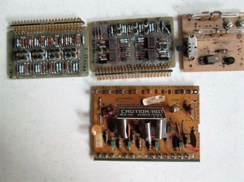 Lot Of 4  &#034;Unique Mini Circuit Boards&#034;  From Collectors Estate