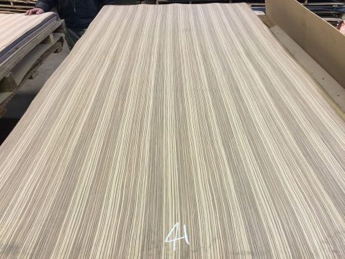 Wood Veneer Recon Zebrawood 48x96 1 Piece 10Mil Paper Backed &#034;EXOTIC&#034; 36A 41