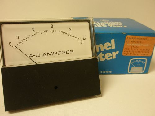 General Electric AC Meter  0-15 AC Amps