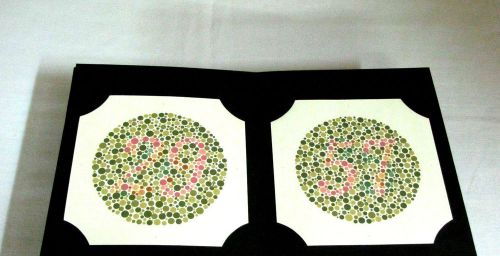 14 plates Ishihara Book, Optometry ,Ishihara Color Vision Test Book,
