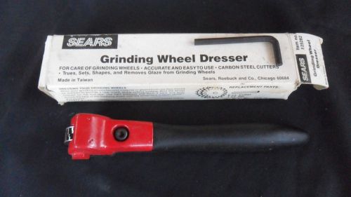 Vintage SEARS Grinding Wheel Dresser-Carbon Steel Cutters.