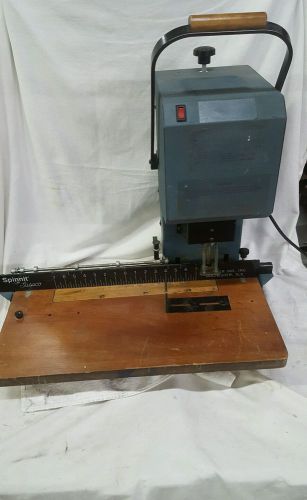 LASSCO SPINNIT BENCH MODEL PAPER DRILL EBM-2 TABLETOP  Woerner Hole Punch