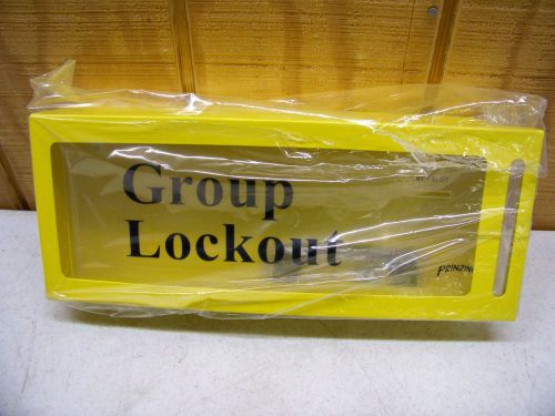 Brady prinzing portable wall group lockout box lg252m for sale