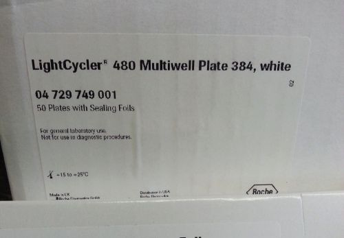 Partial Case of 38 LightCycler White 480 Multiwell Plates 384,Skirt 04729749001