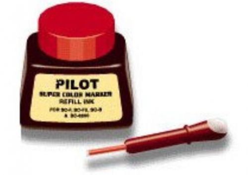 2 Pack Pilot Pen 43700 1oz Refill Ink for Permanent Markers - Red SCRF-RED