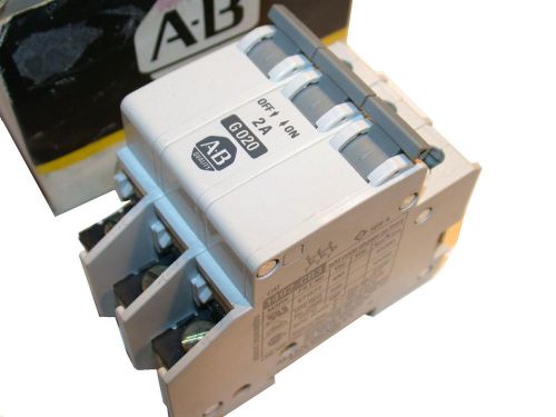 New allen bradley 2 amp circuit breaker din mount 1492-cb3 for sale