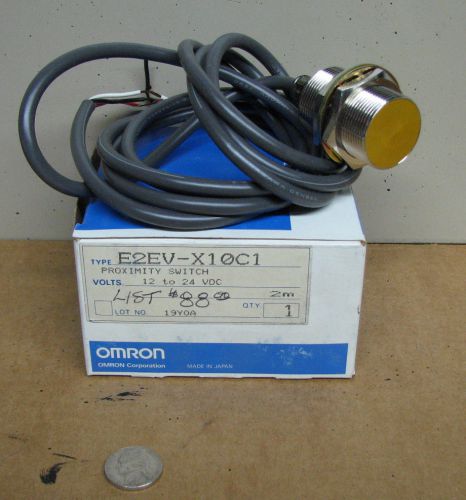 OMRON E2EV-X10C1 PROXIMITY SWITCH 12 TO 24VDC