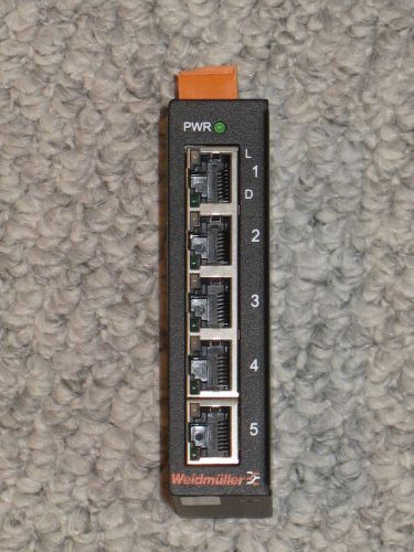 Weidmuller IE-SW5-ECO 5 Port Ethernet Switch Unmanaged 10-26VDC 8-24VAC