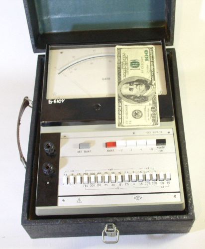 Vintage Analog AC  DC Miltimeter.  USSR. Volt, Amp   meter. 1975.