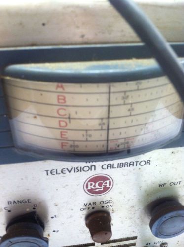 Vintage RCA Television Calibrator Model WR 39C TV  Test Equipment HAM Radio