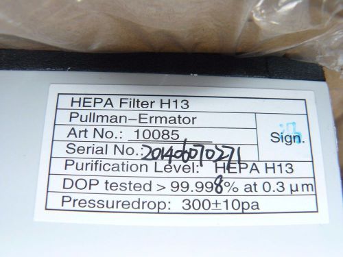 NEW H-13 Hepa Replacement Filter 10085 For Pullman Ermator A1200 Air Scrubber