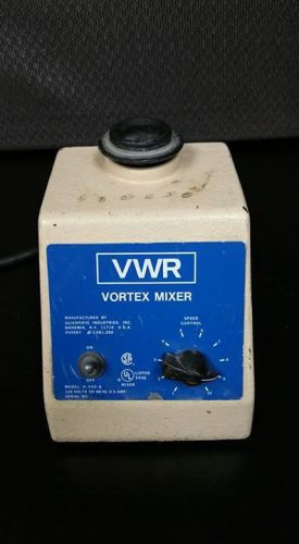 VWR Vortex Mixer Model K-550-G Single Tube Top