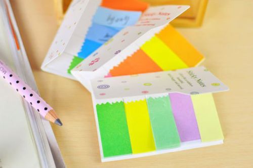 Cute 100 Pages Sticker Bookmark Point It Marker Memo Post Flags Sticky Notes  T2