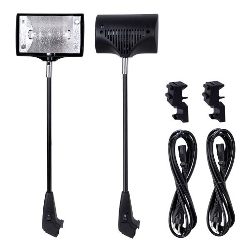 2x 150w Halogen Spot Lights w/ Bulb For Trade Show Display Pop Up Banner Booth