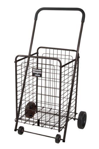 Shopping  Grocery Cart Laundry Large Heavy Duty Folding Wheeled Basket Brand New