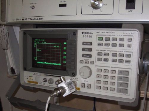 HP 8593E Spectrum Analyzer 9KHz -22GHz; Option 004 &amp; 021, Refurbished/Calibrated