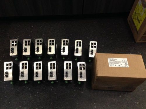 Lot of 14 x NTron 105FX ST Fiber Industrial Network Switches